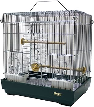 Amazon | ホーエイ ハートフルハウス手のり メッキ | HOEI | 鳥かご